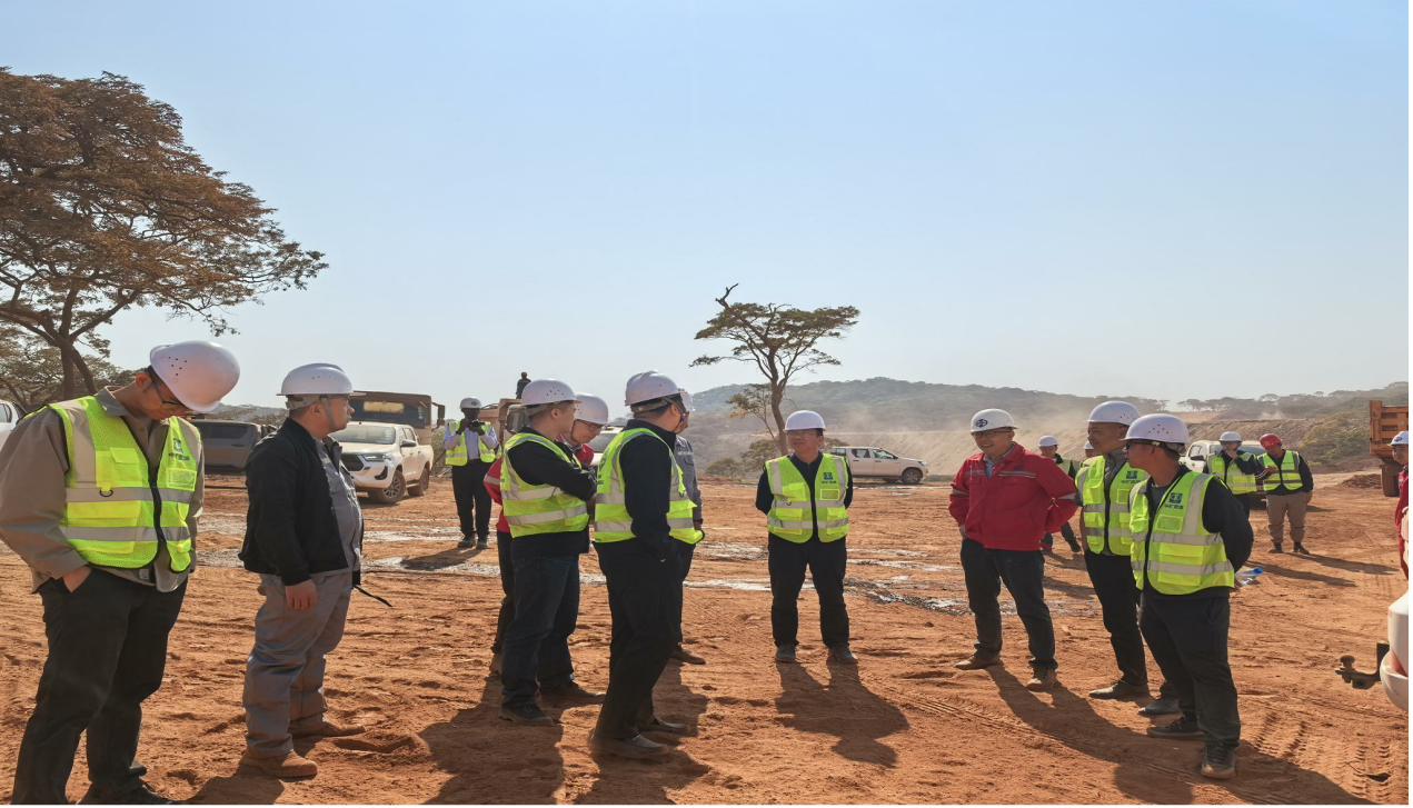 中礦資源集團(tuán)董事長王平衛(wèi)赴贊比亞 考察督導(dǎo)Kitumba銅礦項目建設(shè)